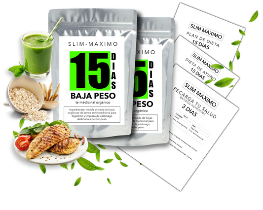 Baja Peso Té + 1 Té y 3 Dietas GRATIS!