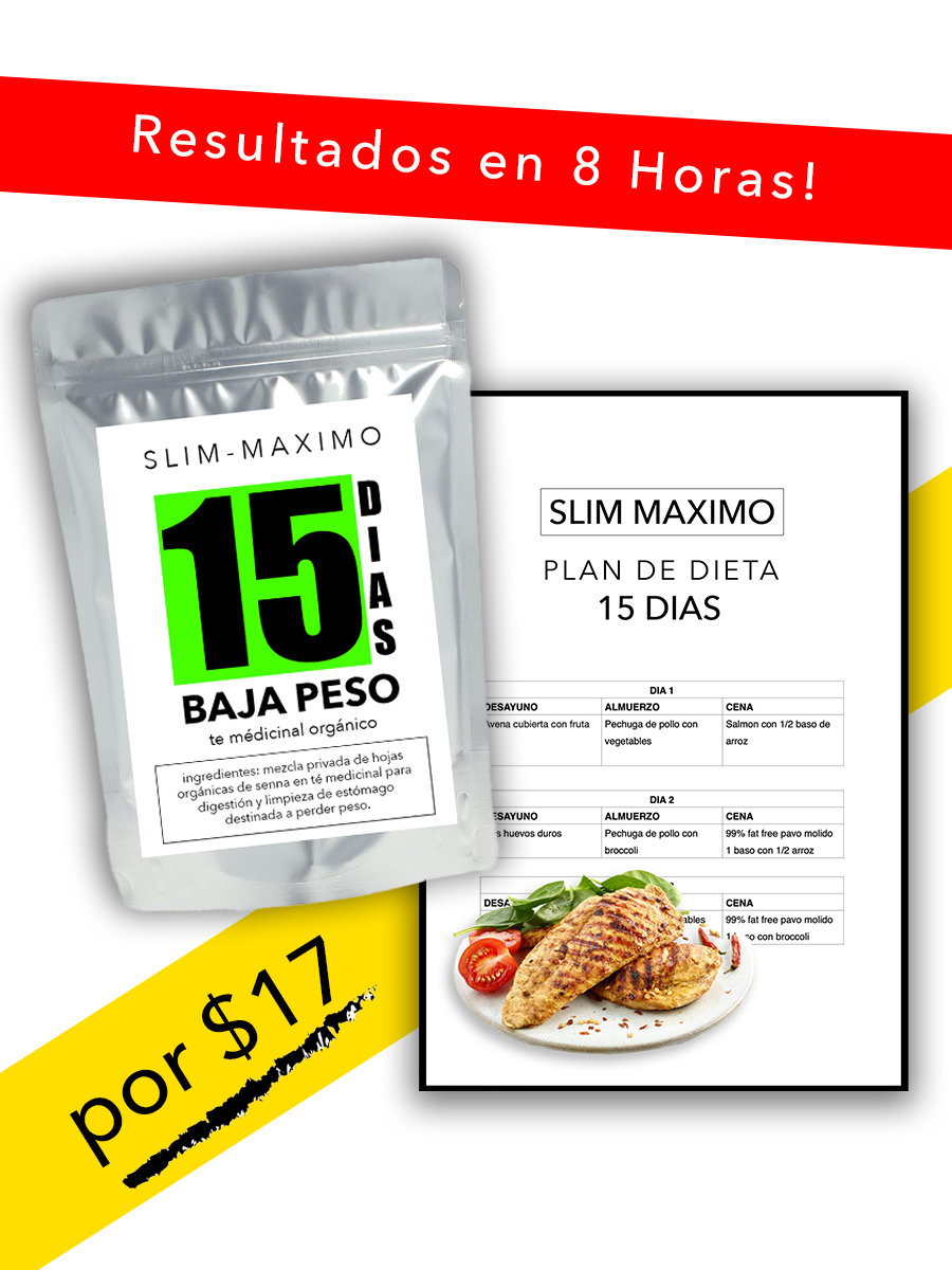 El Baja Peso Té + 1 Dieta Gratis